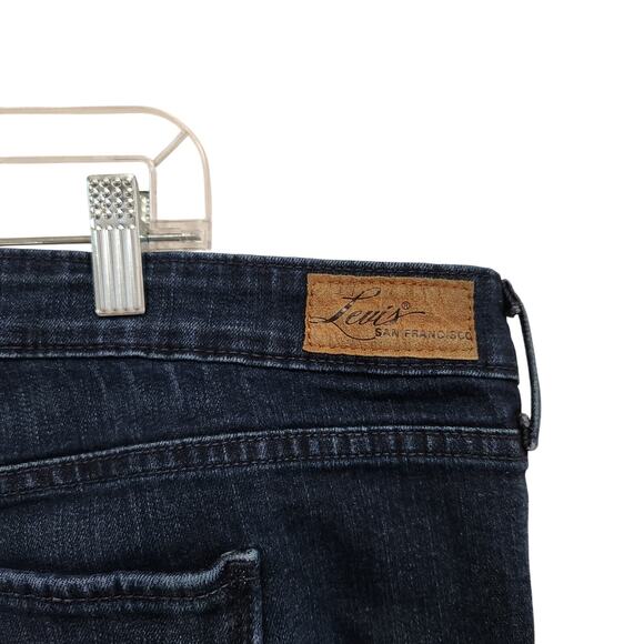 Levi's Slight Curve Boot Cut Jeans Classic Fit High Rise Dark Wash Plus Size 24W - Picture 5 of 10